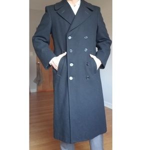 Black Flying Cross overcoat